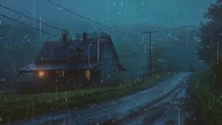 3hr Rain sound for relaxation, focus, and meditation ⛈️ trance_moodified