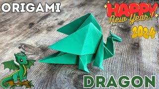 ORIGAMI DRAGON EASY TUTORIAL FOLDING PAPER DRAGON ORIGAMI INSTRUCTIONS | HOW TO MAKE COOL DRAGON