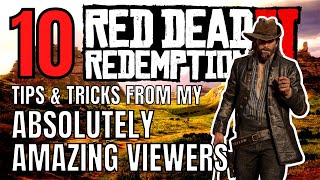 10 RED DEAD REDEMPTION 2 TIPS & TRICKS FROM MY AMAZING VIEWERS  - (FACTS WITH FILBEE - #8)