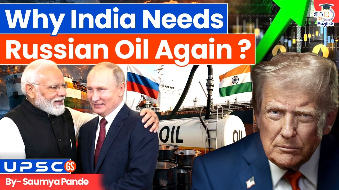 ⁠Why India needs Russian Oil amid the Iran War? | 30-Day Emergency Deal Explained! | By Saumya Pande