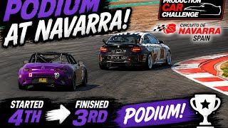 BMW M2 Podium at Circuit de Navarra! | P4 ➜ P3 | Production Car Challenge