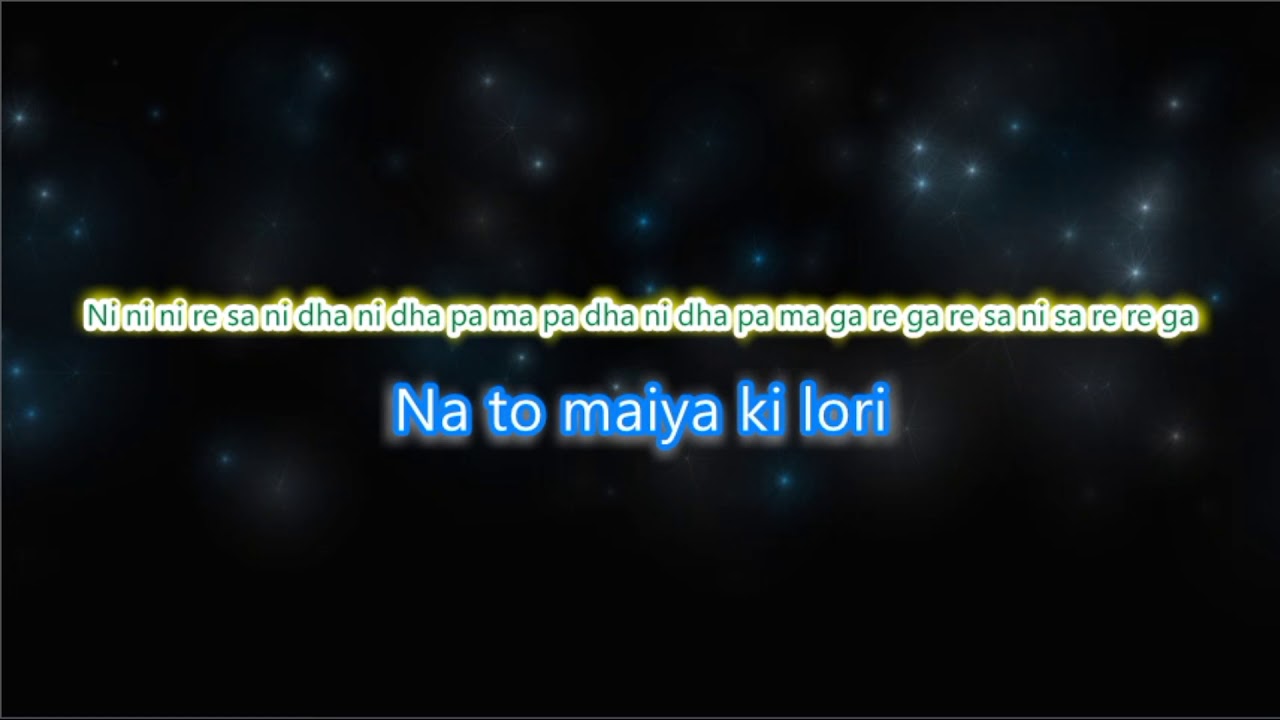 Ghar More Pardesiya   Kalank   Karaoke with Lyrics