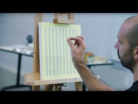 How to paint like Agnes Martin ? with Corey D'Augustine | IN THE STUDIO