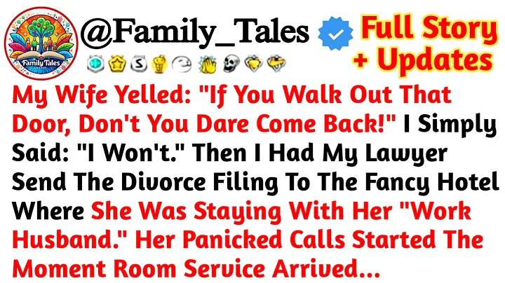 My Wife Yelled: "If You Walk Out That Door, Don't You Dare Come Back!" I Simply Said /Reddit Stories