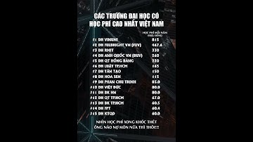 💰 TOP 10 Trường Đại Học Học Phí "KHỦNG" Nhất Việt Nam - Học Đắt, Có Đáng?