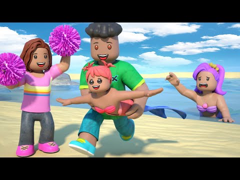 ROBLOX Brookhaven 🏡RP : Adopted a Baby Mermaid | Blacky Roblox