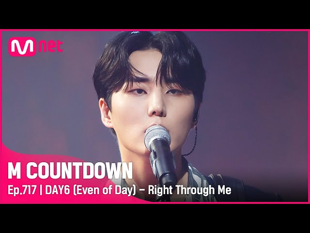 [DAY6 (Even of Day) - Right Through Me] Comeback Stage | #엠카운트다운 EP.717 | Mnet 210708 방송
