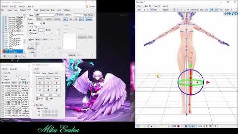 PMX/PMD Editor: How to mirror bones