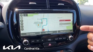 CK - 2022 Kia Soul - How To Input Destination In Navigation!