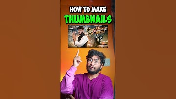 How to make thumbnail from mobile ✅ #shorts (60/100)