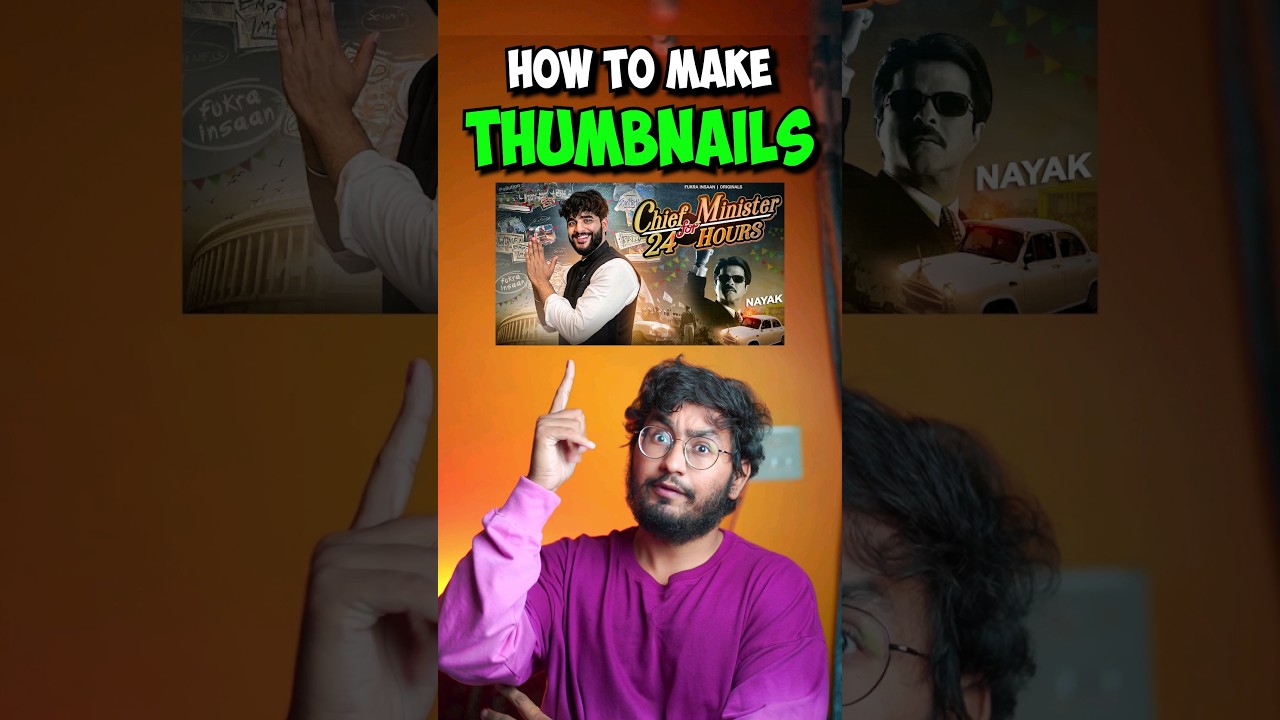 Mobile Se Thumbnail Kaise Banaye ✅ #shorts (60/100)