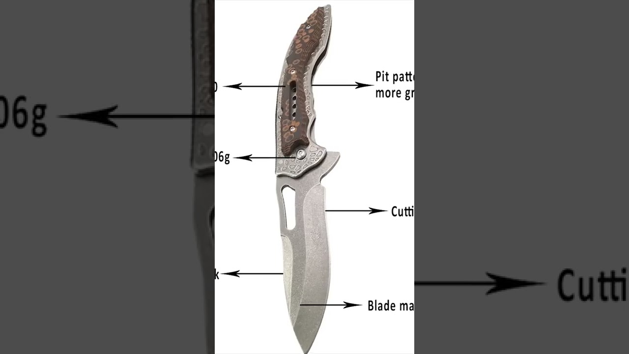 55-56HRC Folding Knife