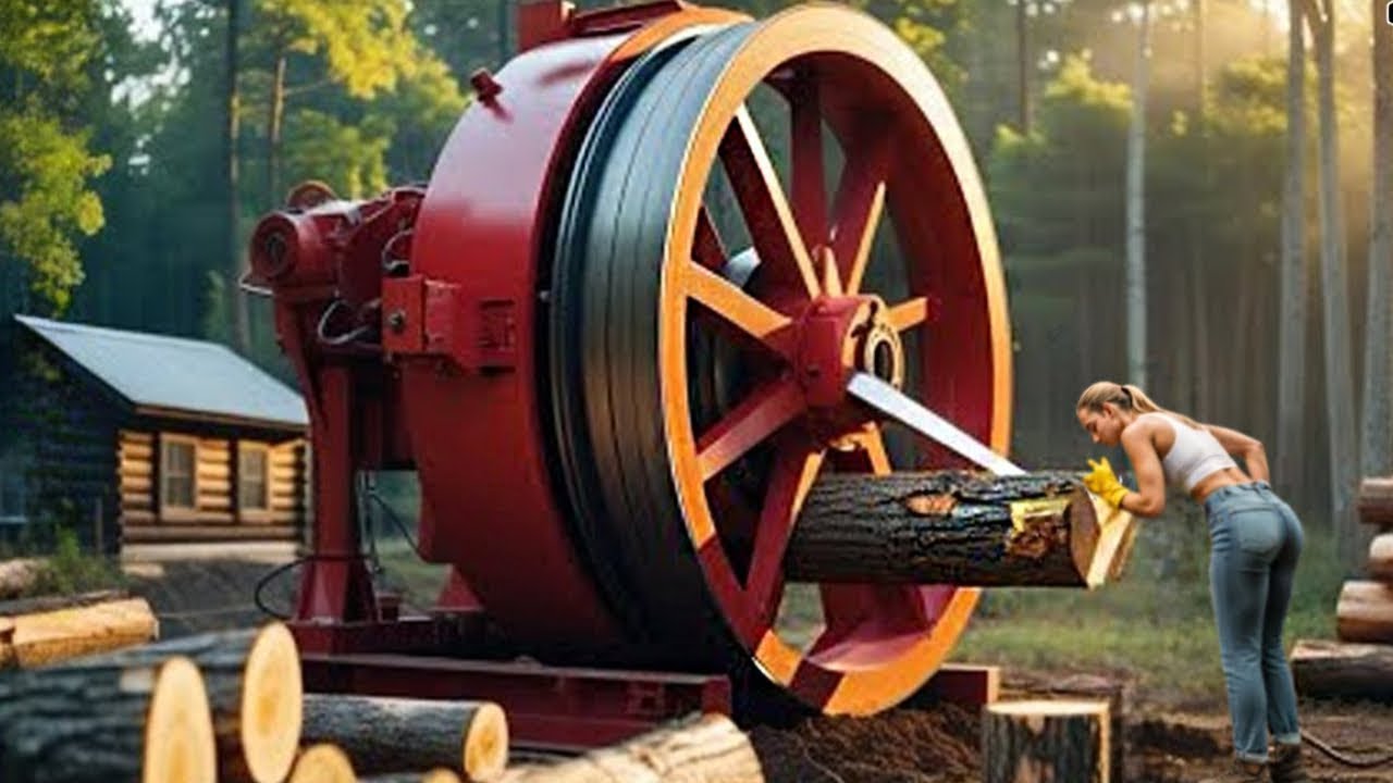 Firewood Processing Just Got FASTER With These INSANE Machines - YouTube
