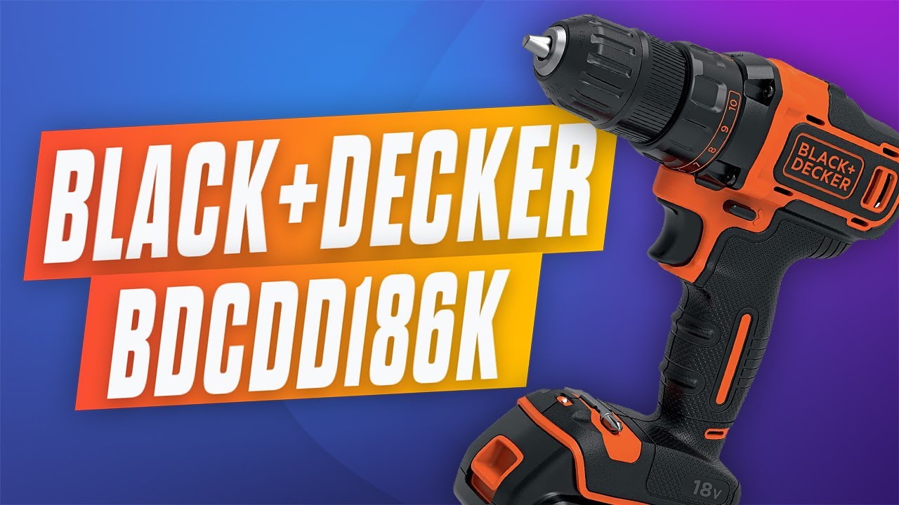 Black & Decker BDCHD18K Perceuse-visseuse sans fil à percussion en