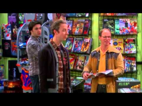 Big Bang Theory Girls Go To The Comic Book Store Give All The Blokes A Heart Attack Youtube