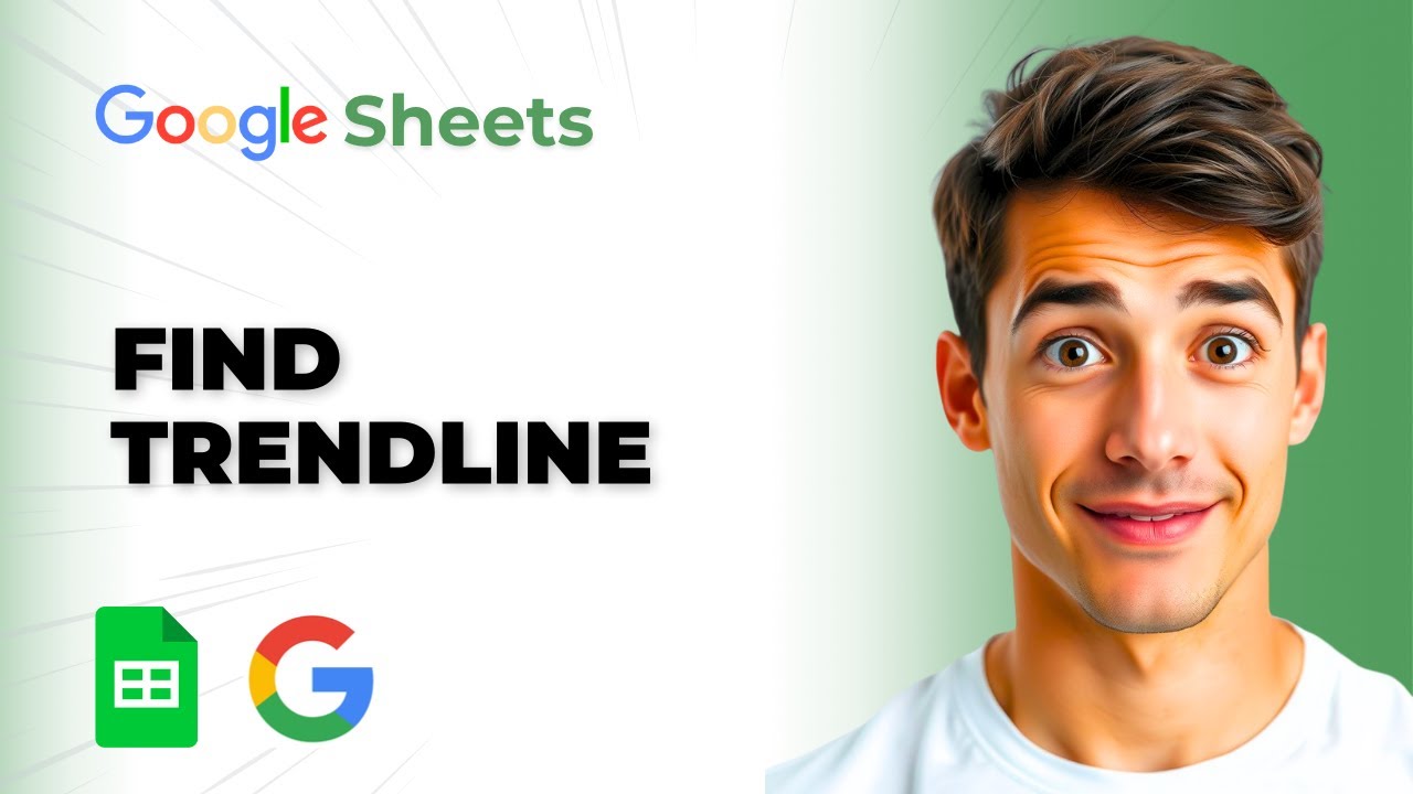 How to find the equation and slope of a trendline using google sheets