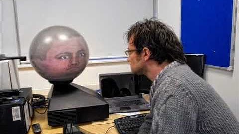 SphereAvatar: A Situated Display to Represent a Remote Collaborator