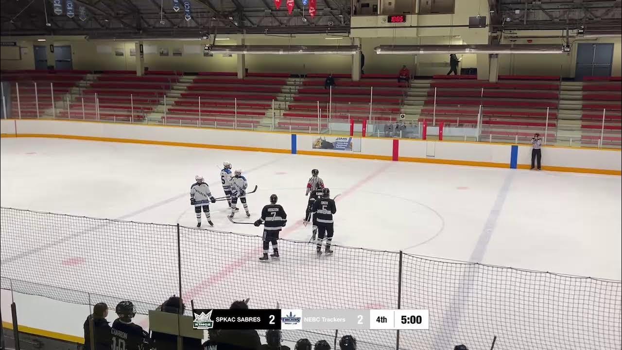 SPKAC Sabres v. NEBC Trackers (Kamloops game 1) YouTube