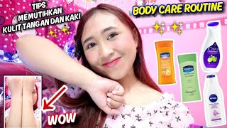MY BODYCARE ROUTINE ( Memutihkan Kulit)  Tips Mencerahkan Kulit Kusam Dengan Cepat✨