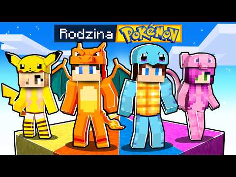 MINECRAFT, but it's a POKEMON FAMILY!