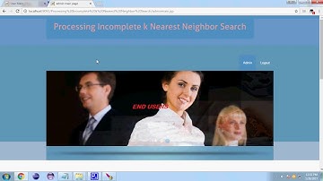 Processing Incomplete k Nearest Neighbor Search