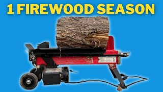 Harbor Freight (Central Machinery) 5 Ton Electric Log Splitter Review  1 Firewood Season!