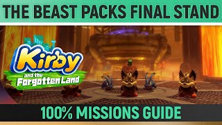 Kirby and the Forgotten Land - The Beast Packs Final Stand - 100% Guide 🏆 Collectibles & Missions