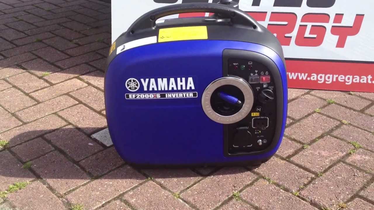 roltrap huisvrouw Opvoeding Yamaha EF2000IS fluister stil Aggregaat - Stil Aggregaat draagbaar 2000W -  YouTube