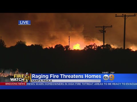 Thomas Fire Roars Back To Life