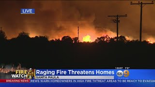 Thomas Fire Roars Back To Life