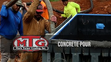 Concrete Pour // Pool Walls