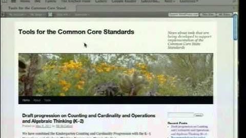 Follow-Up Efforts to the Common Core State Standards