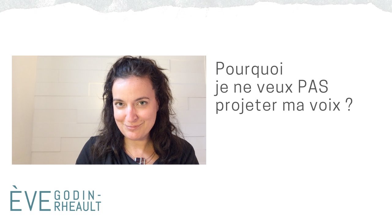 Pour mieux chanter : Pourquoi je ne veux PAS projeter ma voix ?