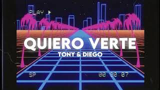 Video thumbnail of "quiero verte - tony & diego (lyric video)"