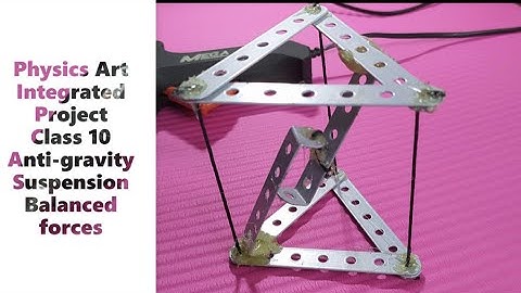 PHYSICS Art Integrated Project : Class 10 : Tensegrity