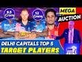 DC Target Players 2022 Auction | DC Target Players List | Delhi Capitals Squad 2022