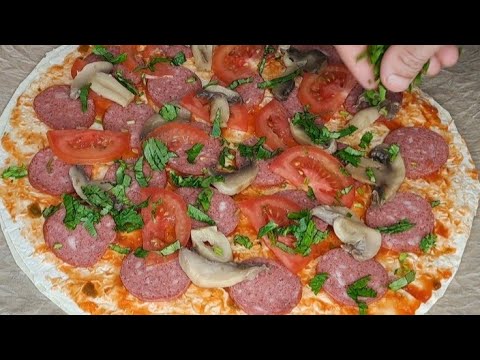 ПИЦЦА из ЛАВАША всего за 5 МИНУТ🍕!ОЧЕНЬ вкусно, просто и быстро!