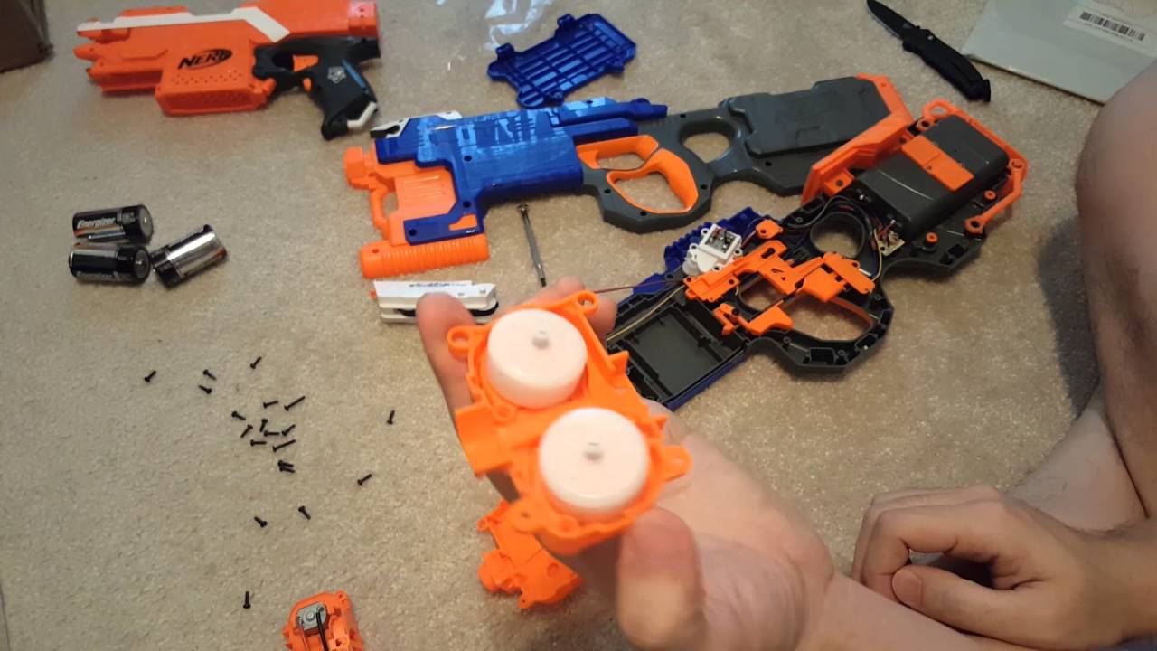 Nerf Elite Hyperfire Rhino - YouTube