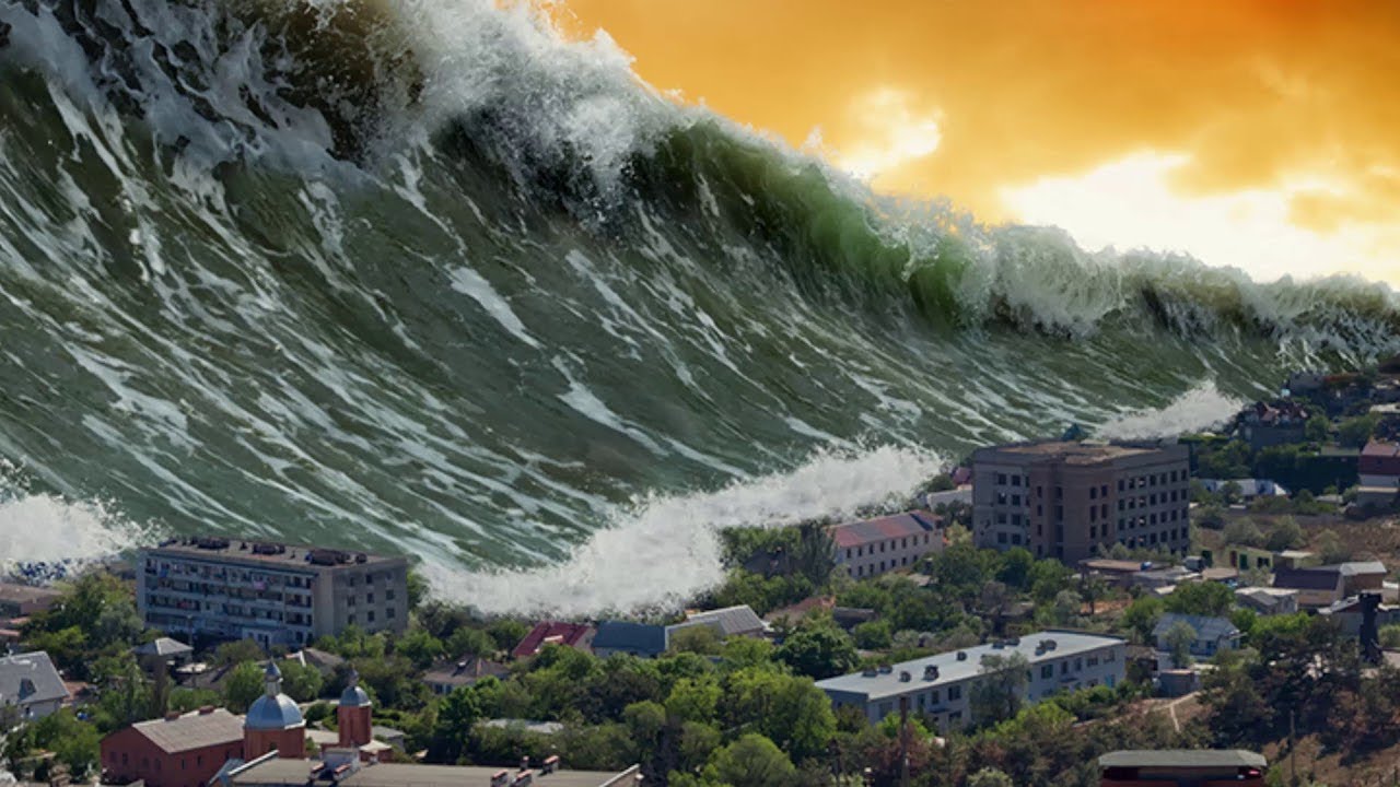 Гигантская волна возникающая в результате подводного землетрясения. ЦУНАМИ В Индонезии 2004 волна. Волна 40 метров ЦУНАМИ Япония. ЦУНАМИ на Аляске 1958. ЦУНАМИ мегацунами.