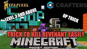 HOW TO KILL MAX REVENANT IN CRAFTERSMC EASILY|| #craftersmc #satnetwork #wenpixel #hypixel