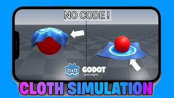 How to make cloth simulation in | Mobile | Godot | Tutorial