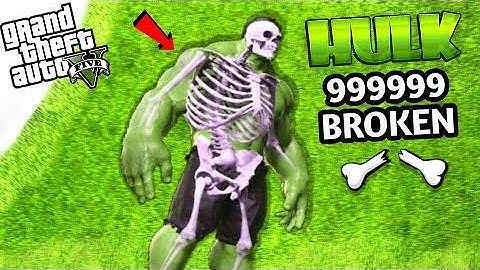 SHINCHAN: Breaking EVERY BONE As HULK In GTA V ! ( #GTA 5 mods )