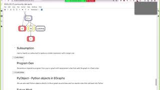 EGRAPHS Community 3/21/24: Optimizing Array Computation in Python using Egglog -