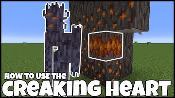 How To Use The CREAKING HEART In MINECRAFT