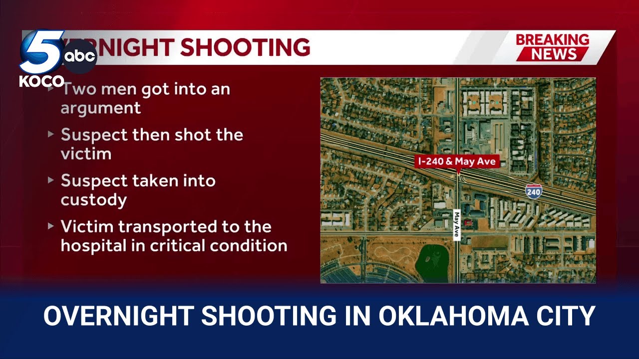 Man rushed to hospital, suspect in custody after Oklahoma City shooting ...