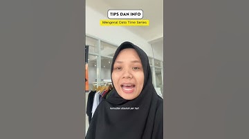 Kenapa Disebut Data Time Series?