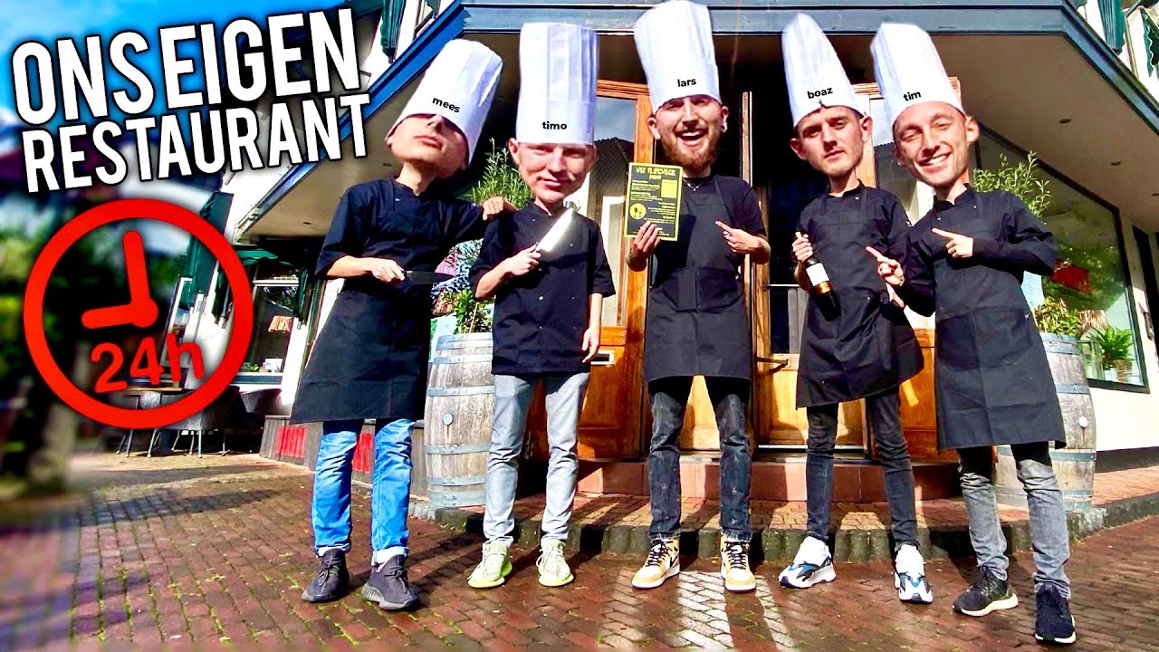 WIJ NEMEN 24 UUR EEN RESTAURANT OVER! *CHAOS*