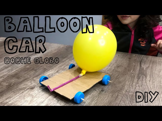 FainFun Coche De Globo De Juguete – Propulsión Aerodinámica, Sin Pilas, Incluye 2 Coches, Globos Y Accesorios, Juguete Creativo Para Niños +3 Años, Verde