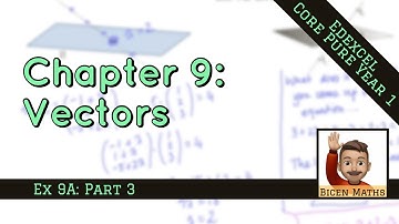 Vectors 3 • Line and Circle Problems • CP1 Ex9A • 🎯