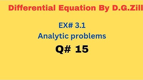Exercise 3.1.Q.15.Differential equation by D.G.zill. newton law of cooling